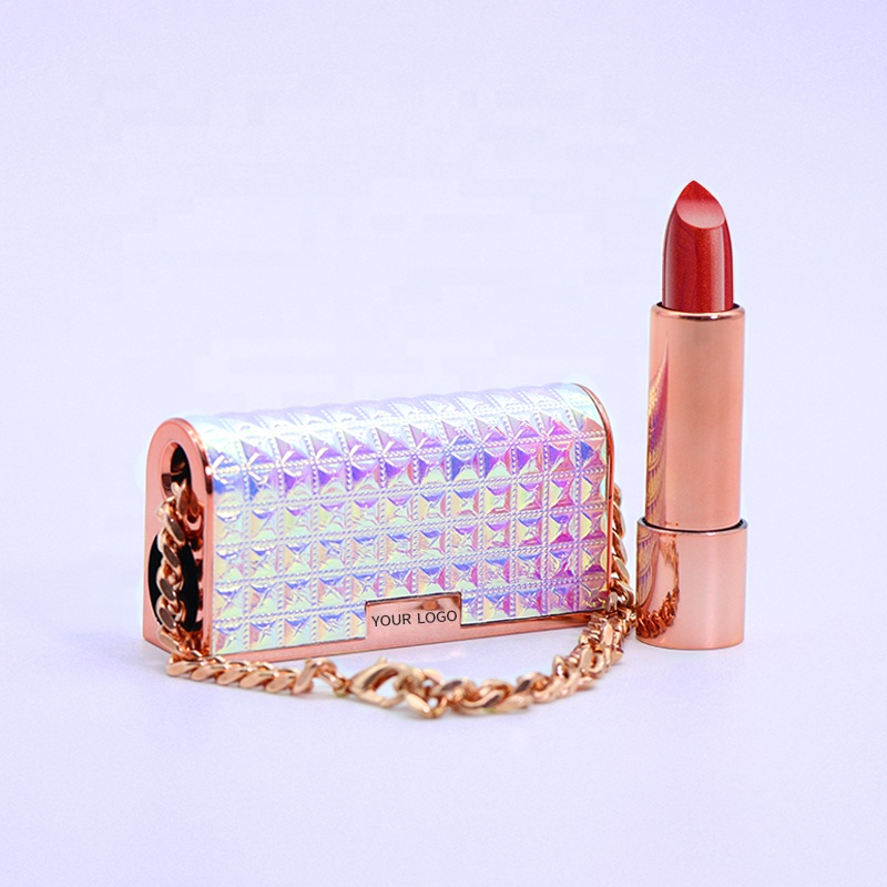 Cosmetics Saturated Color Hydrating Glitter Lipstick OEM Supplier